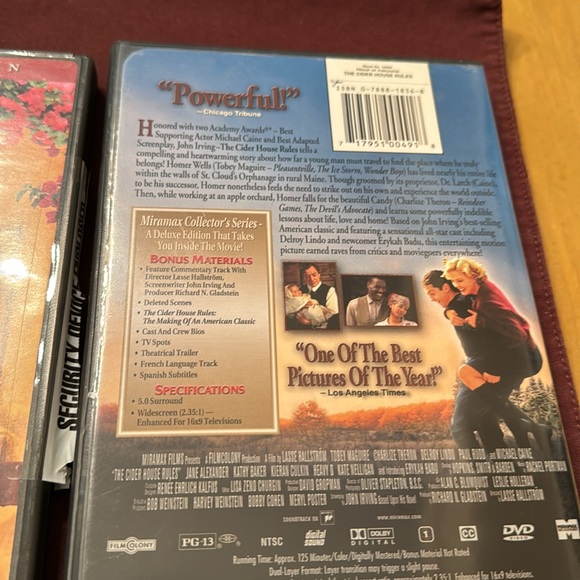 * Cider House Rules & Under The Tuscan Sun - Picture 2 of 3